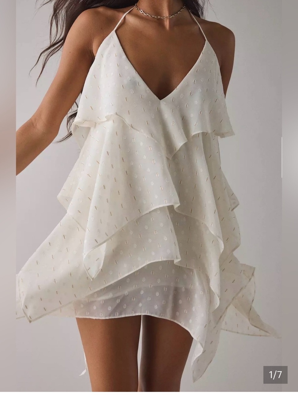 AFRM Décima Dot Dress NWT